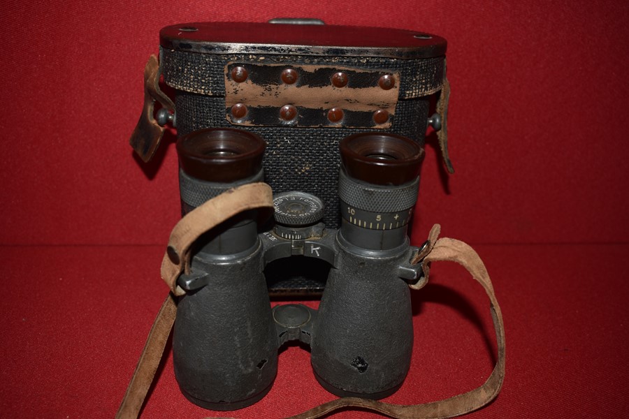 CASED WW1 GERMAN OFFICERS BINOCULARS..-SOLD